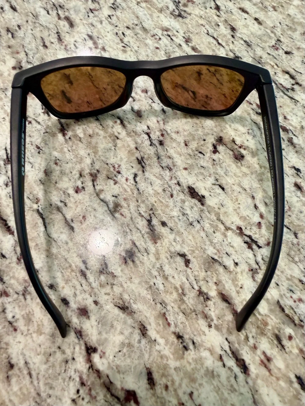 Rheos Black Nylon Optics Polarized Sunglasses 100% UV Protection 00140